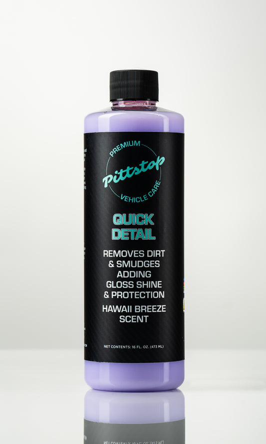 quick detailer spray adds shine protection gloss removes dirt keeps clean